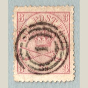 Afa-nr. 12A linietakket. Tynd plet.