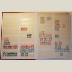 Sverige lagerbog fra Afa 296-508 med mange mrker.