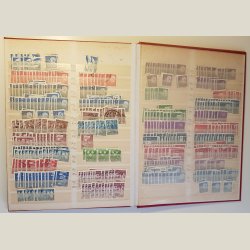 Sverige lagerbog fra Afa 296-508 med mange mrker.