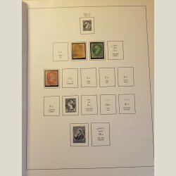 Canada samling til 1965 og USA til 1964. Mange mrker.