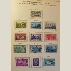 Canada samling til 1965 og USA til 1964. Mange mrker.