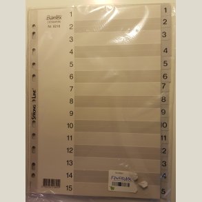 Faneblade fra Bantex, u�bnede.