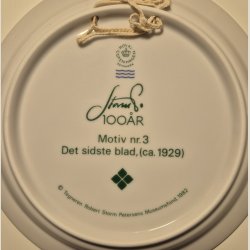 100rs jubilum, motiv nr. 3. Royal Copenhagen.