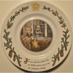 Peters Jul platte nr. 4. Royal Copenhagen.