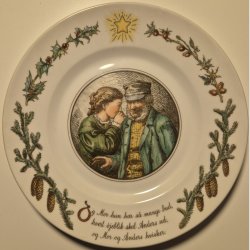 Peters Jul platte nr. 2. Royal Copenhagen.