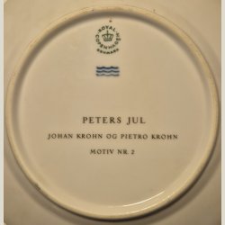 Peters Jul platte nr. 2. Royal Copenhagen.