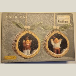 Nisserne Mai og Max fra Trip Trap.  Ubrugt i original kasse.