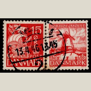 Vandret r�dt dybb�lpar