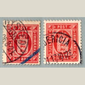 Tjenestem�rke nr. 10 + 10a