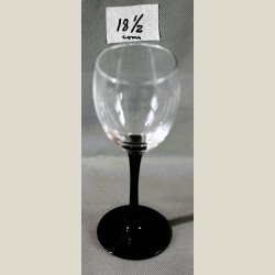 Domino glas. 10 glas der er 18,5 cm. hje.