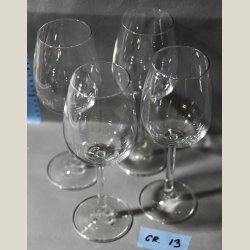 Elegante vinglas. 4stk. 20cm. hje.