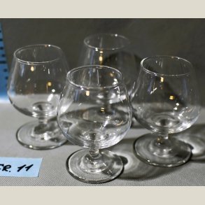 Cognacglas. 4stk.