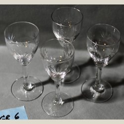 Holmegaards "Ulla" portvinsglas, 4stk.