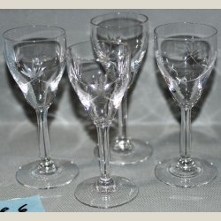 Holmegaards "Ulla" portvinsglas, 4stk.