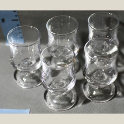 Portvinsglas, ligner skibsglas. 5stk.