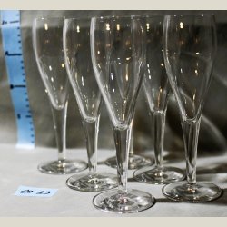 Champagnefljter. 6 elegante stk.