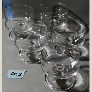 Champagne/dessert sk�le 5stk. fra Hamlet