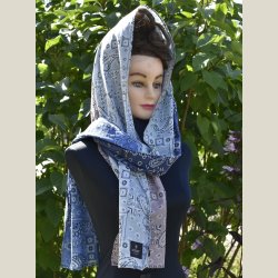 Trklde i bomuld med kantsting, Ml 50 x 200cm.