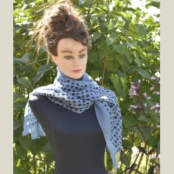 Varmt trklde af uld. Ml 40 x 140cm.