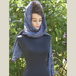 Trklde af bomuld med kantsting. Ml 55 x 200cm.