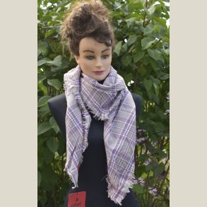 T�rkl�de af bomuld i storternet m�nster. M�l 130 x 130cm.