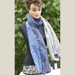 Trklde der kan vendes, samme mnster 2 farver, bomuld, Ml 50 x 190cm.