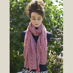 Trklde i viskose med masser af stjerner. Ml 100 x 180cm.