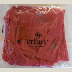 Trklde i bomuld med store stjerner. Ml 60 x 200cm.