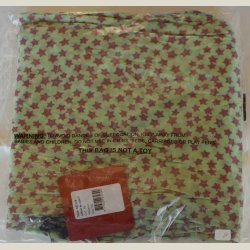 Trklde i bomuld med stjerner. Ml 100 x 180cm.