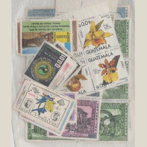 Pakke Guatemala med 100 forskellige