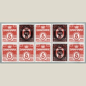 Dams� frim�rkeklubs 50-�rs jubil�umsovertryk **.