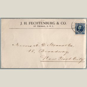 Afa-nr. 40 p� brev til New York