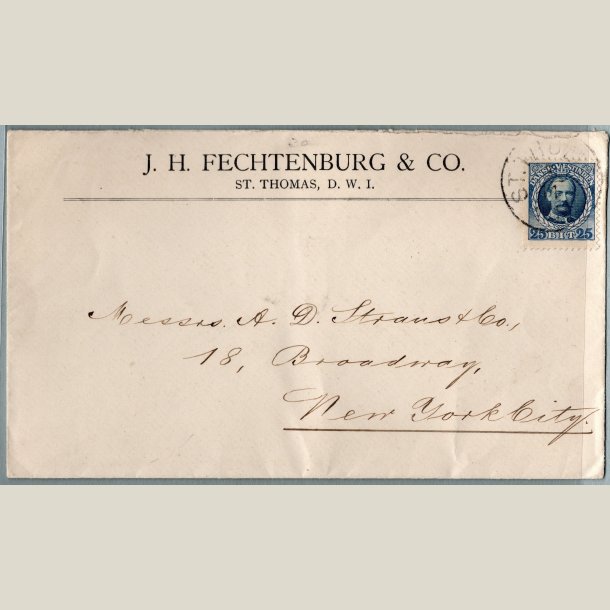 Afa-nr. 40 p brev til New York