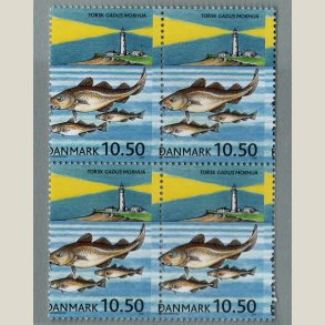 Afa-nr. 1327 **. 4-blok med forskudt takning.