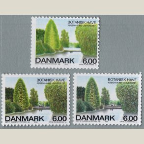 Afa-nr. 1273 **. Samme m�rke i 3 markant forskellige farver.