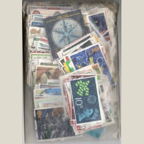 Pakke med 400 forskellige England billedm�rker