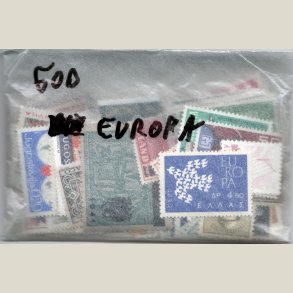 Pakke med 200 forskellige ** vesteuropa