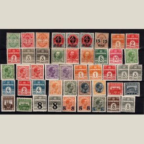 Samling * dansk bogtryk. Katalogv�rdi over 1300kr.