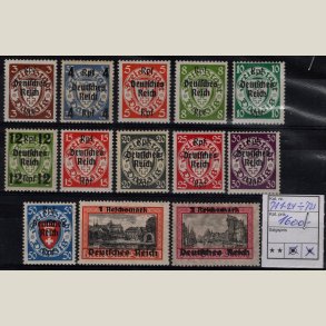 Afa-nr. 711-24 minus 721 **