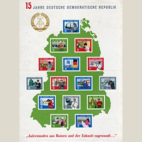 DDR nr. 847-61 i ark 