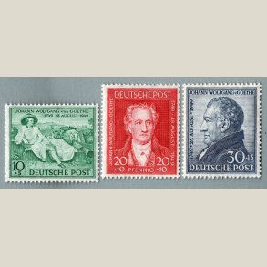 Engelsk og amerikansk zone 1948-49 nr. 108-10 **