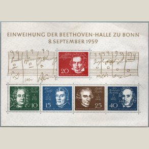 Afa-nr. 1279-83 miniark *