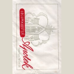 Receptkuvert fra Lgumkloster apotek.