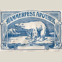 Kuvert helt oppe fra grnsebyen til Rusland. Blev jvnet med jorden under 2. krig.