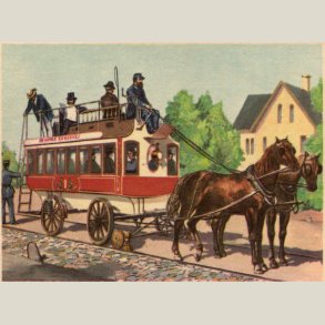 K�benhavns sporveje f�r og nu fra 1961. Kort nr. 6