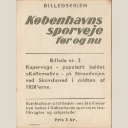 Kbenhavns sporveje fr og nu fra 1961. Kort nr. 2