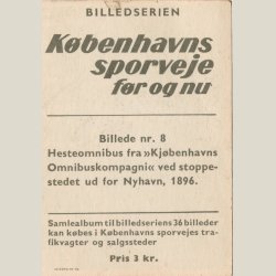 Kbenhavns sporveje fr og nu fra 1961. Kort nr. 8