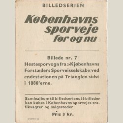 Kbenhavns sporveje fr og nu fra 1961. Kort nr. 7