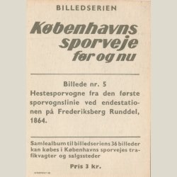 Kbenhavns sporveje fr og nu fra 1961. Kort nr. 5