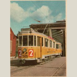 Kbenhavns sporveje fr og nu fra 1961. Kort nr. 17